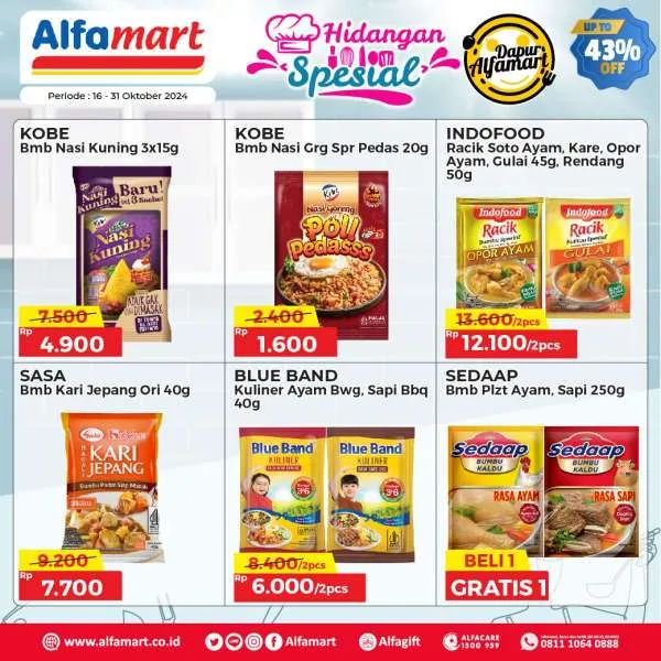 Promo Alfamart Periode 16-31 Oktober 2024