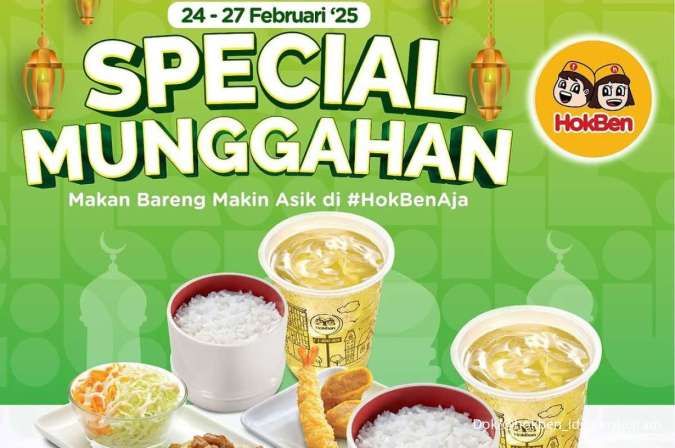 Promo HokBen 24-27 Februari 2025 Spesial Munggahan, Makan Berdua Lebih Murah