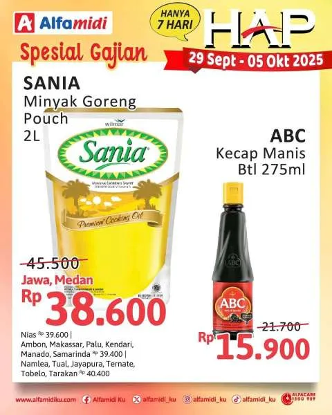 Promo Alfamidi Hemat Satu Pekan Periode 29 September-5 Oktober 2025
