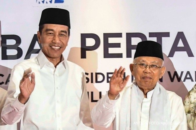 Jokowi menepis anggapan Ma'ruf Amin banyak diam selama debat