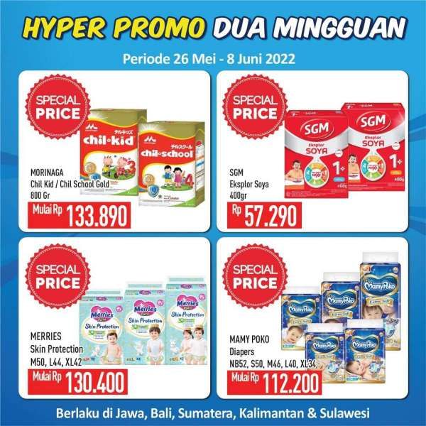 Promo Hypermart Dua Mingguan 26 Mei-8 Juni 2022, Belanja Hemat dengan Harga Spesial