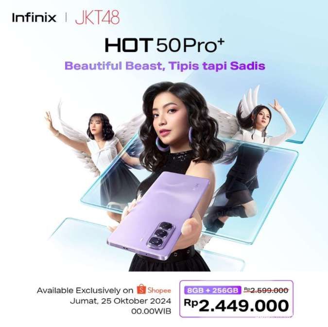 Infinix Hot 50 Pro+ vs Infinix Hot 40 Pro: Simak Perbandingan Spek Hp Rp 2 Jutaan