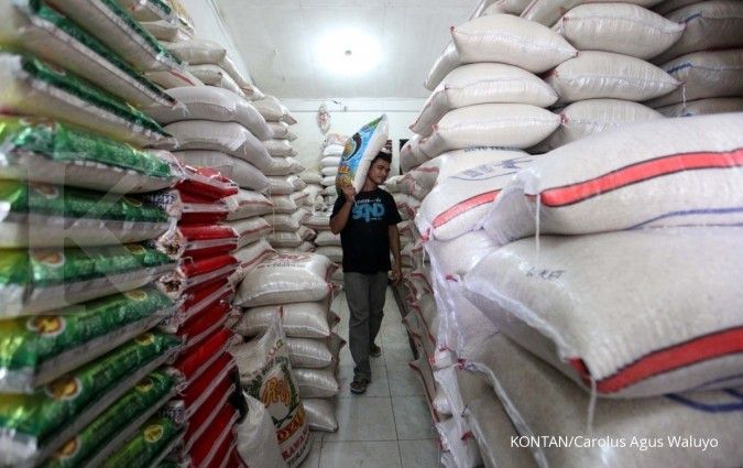 Harga beras medium di pasar masih tinggi