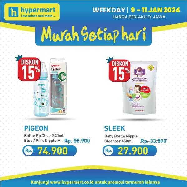 Promo Hypermart Hyper Diskon Weekday Periode 9-11 Januari 2024