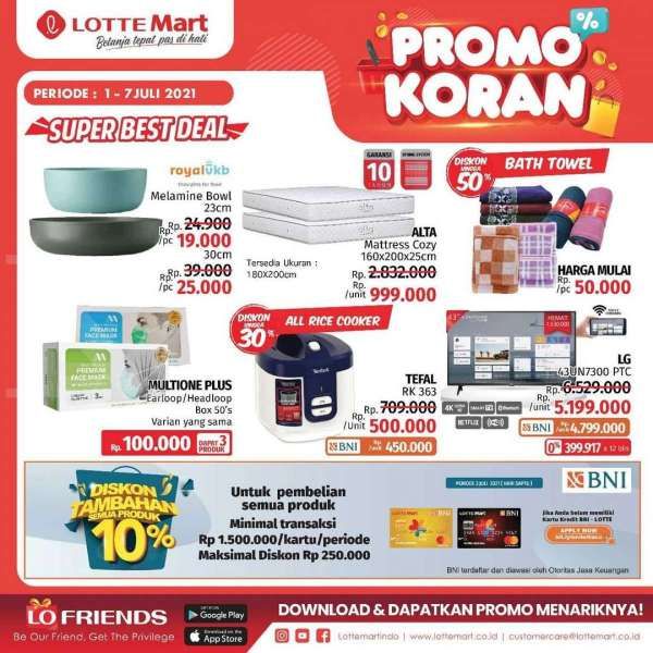 Promo Lotte Mart 1-7 Juli 2021 