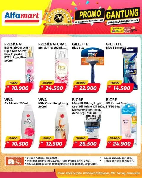 Promo Alfamart Gantung Periode 27 Oktober-2 November 2025