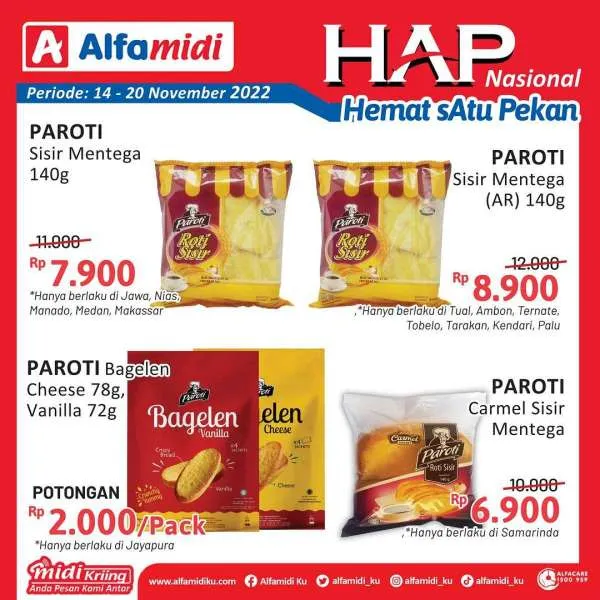 Promo Alfamidi Hemat Satu Pekan Periode 14-20 November 2022