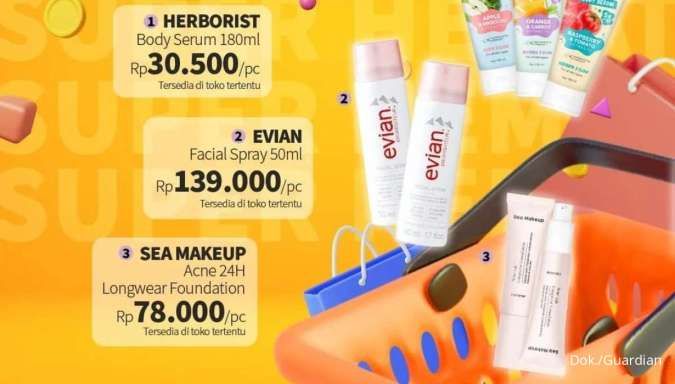 Promo Guardian sampai 5 Juni 2024, Tambah Uang Rp 1.000 Dapat 2 Foundation Sea Makeup