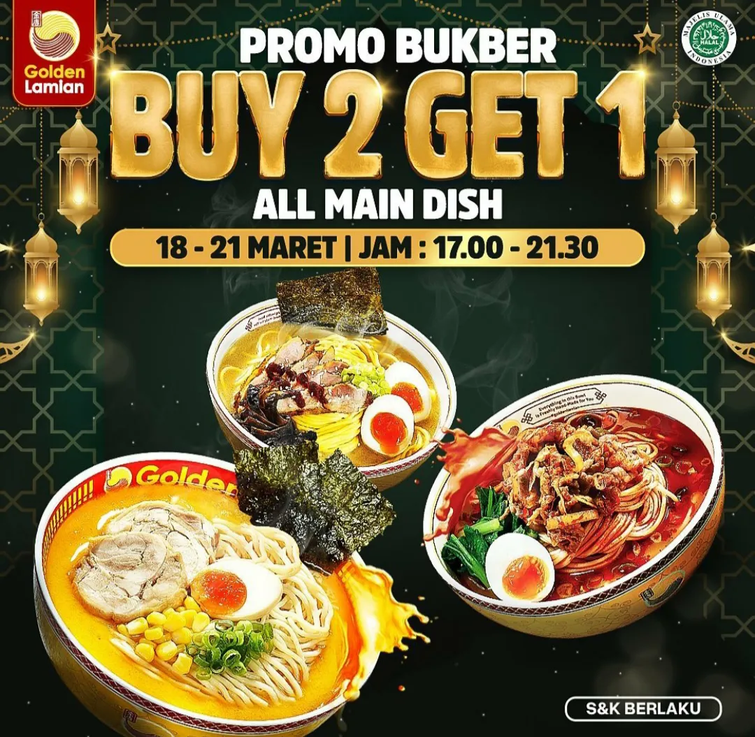 Promo Golden Lamian Bukber 18-21 Maret 2024