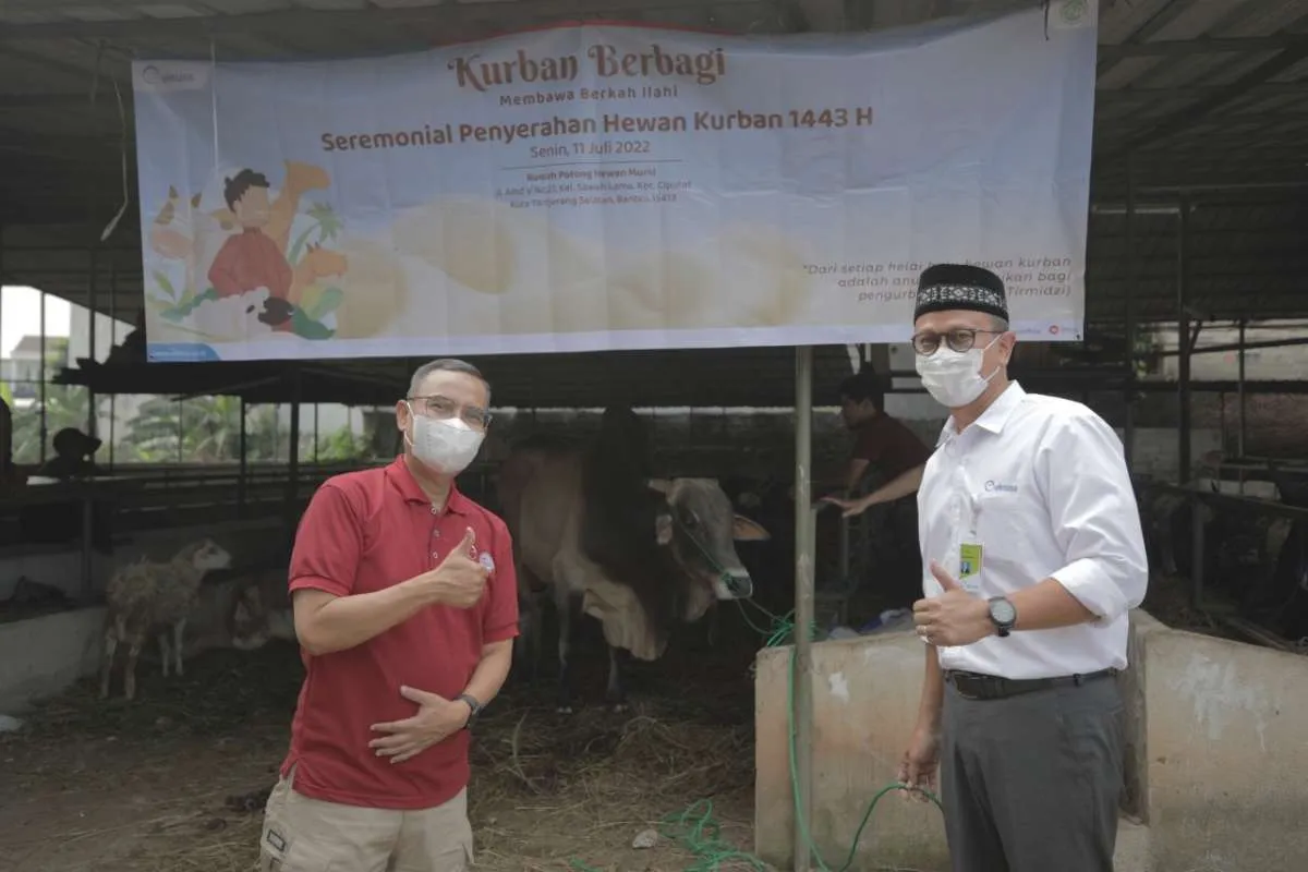 ELNUSA Tebar Hewan Kurban Hingga ke Pelosok Negeri