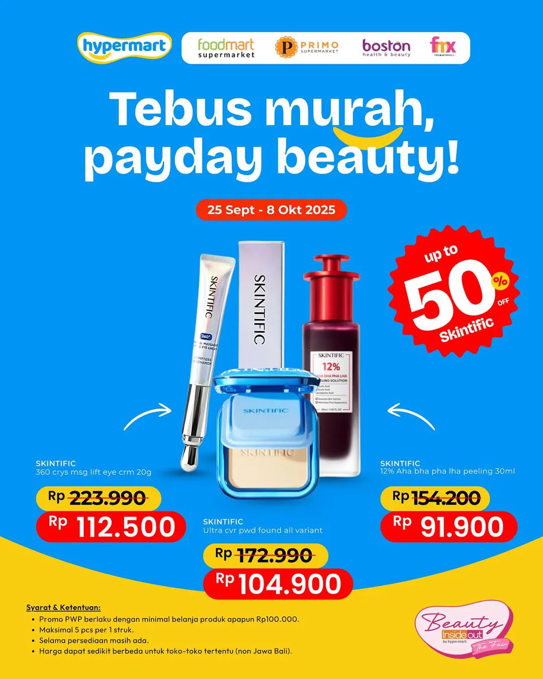 Promo Hypermart Payday Beauty Periode 25 September-8 Oktober 2025