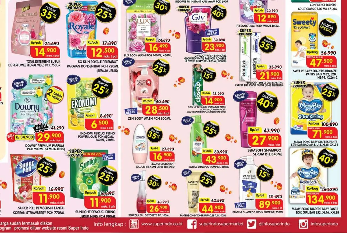 Promo Superindo Weekday Terbaru November 2024, Beli Mamy Poko Diskon Sampai 40%