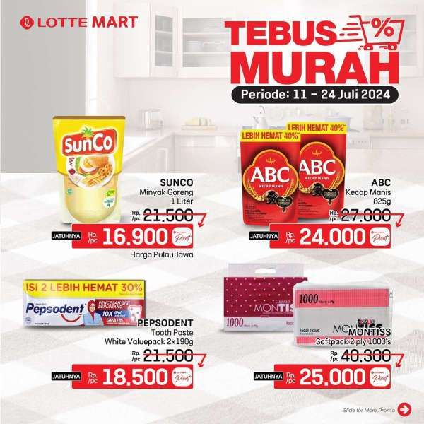 Promo Lotte Mart Tebus Murah 11-24 Juli 2024