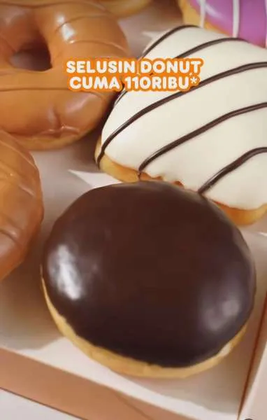 Promo Dunkin Selusin Donut Pakai Grab-Gojek