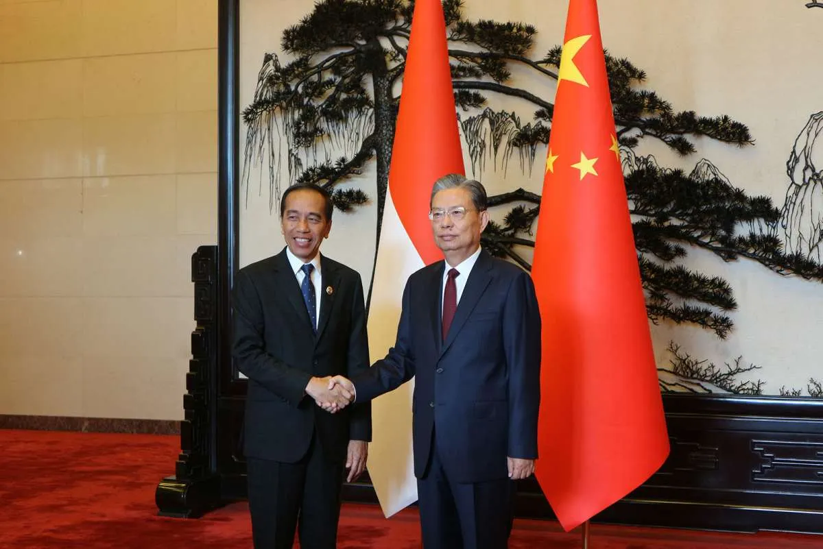 Jokowi Lakukan Pertemuan Bilateral dengan Ketua Kongres Rakyat Nasional RRT