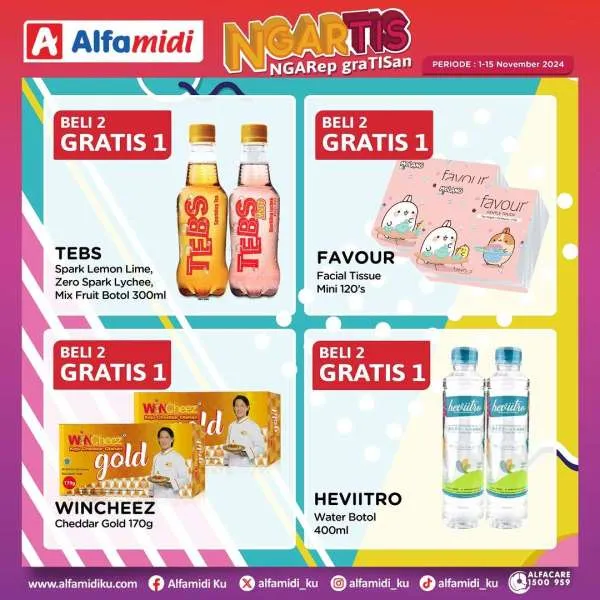 Promo Alfamidi Ngartis (Ngarep Gratisan) Periode 1-15 November 2024