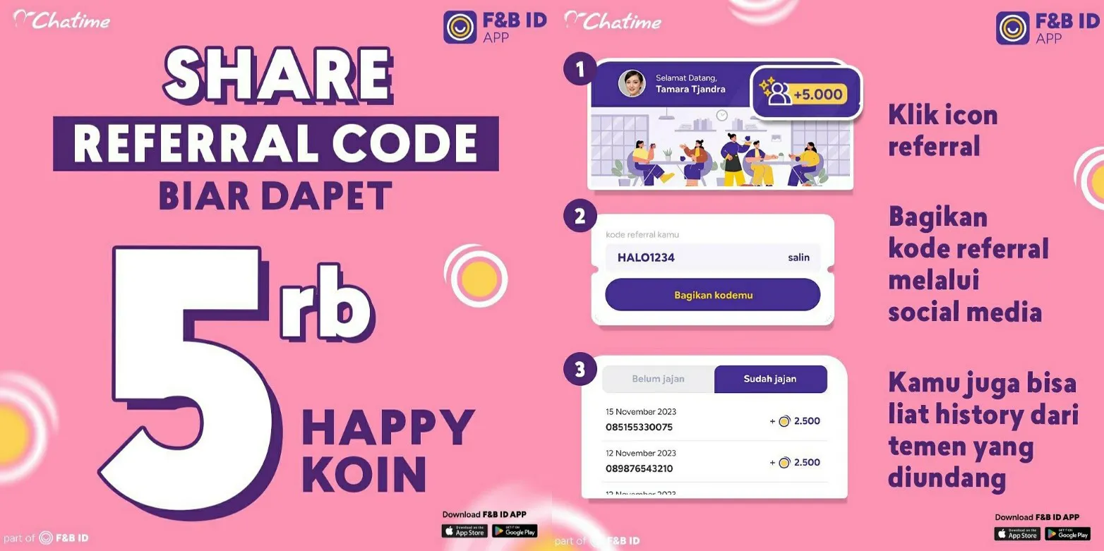 Chatime kode referral