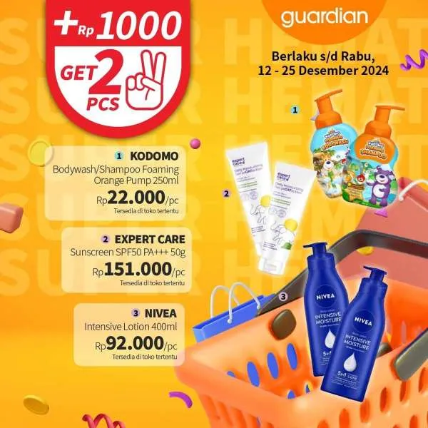 Promo Guardian Super Hemat Periode 12-25 Desember 2024