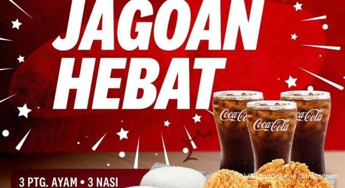 Promo KFC Jagoan Hebat Terbaru di Bulan September 2023, Makan Bertiga Harga Spesial