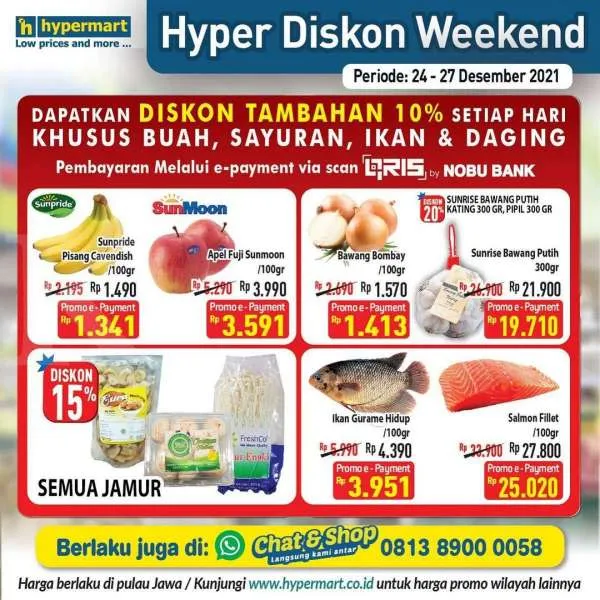 Promo Hypermart 24-27 Desember 2021