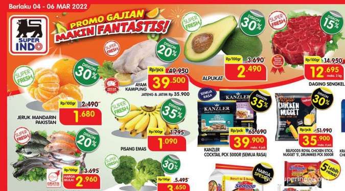Promo JSM Superindo s/d 6 Maret 2022, Aneka Kebutuhan Pokok Dibanderol Harga Menarik