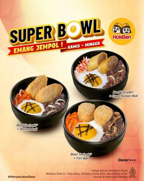 Promo HokBen Super Bowl Beef