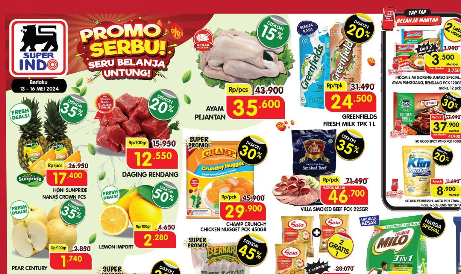 Promo Weekday Superindo Terbaru 13-16 Mei 2024