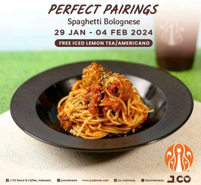 J.CO Spaghetti Bolognese