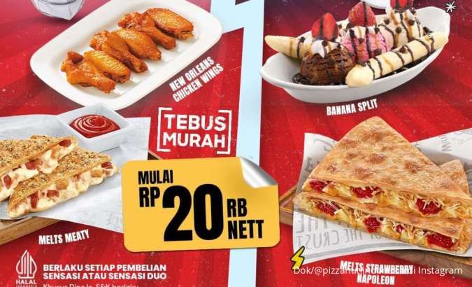 Promo Pizza Hut Tebus Murah Mulai Rp 20.000-an, Rekomendasi Makan Siang dan Malam