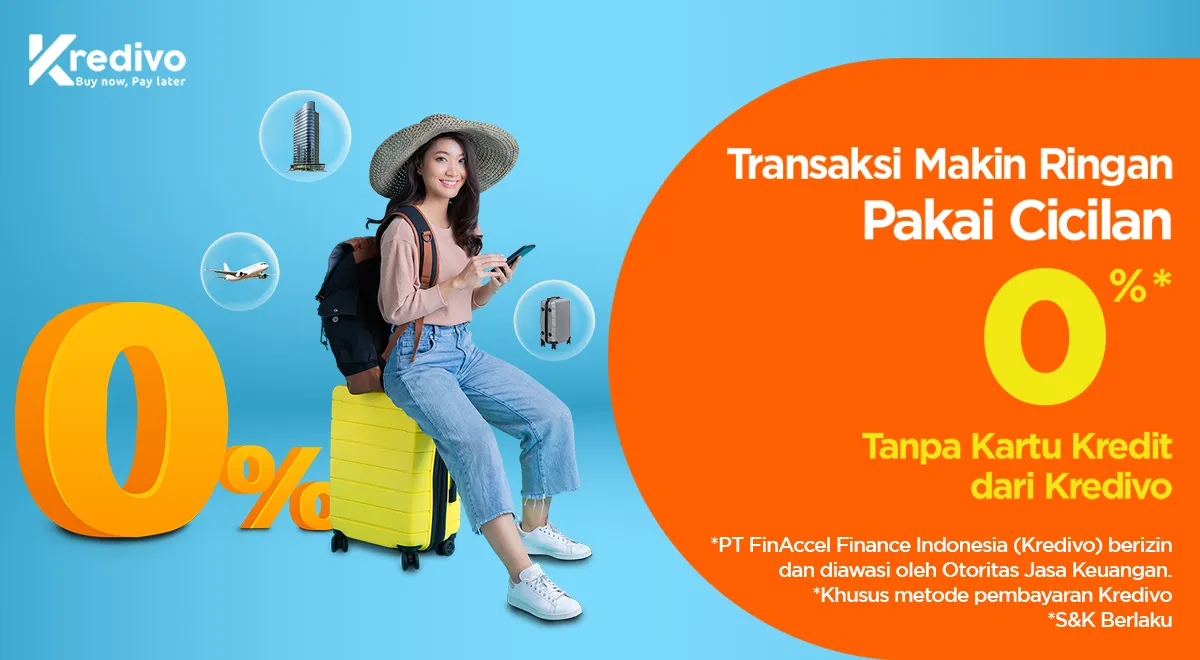 Promo Kredivo Selama April 2023 di PegiPegi, Nikmati Cicilan 0% buat Liburan Hemat