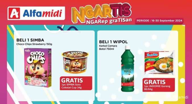 Promo Alfamidi Ngartis 16-30 September 2024, Sereal-Susu Anak Beli 1 Gratis 1