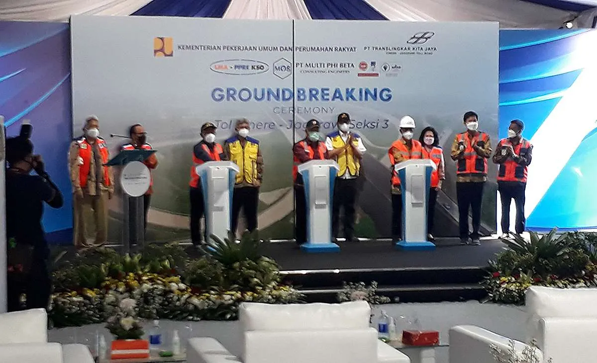 Anggaran capai Rp 1,2 triliun, tol Cijago seksi 3 ditargetkan kelar pertengahan 2022