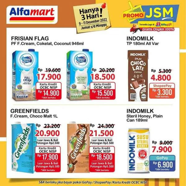 Katalog Harga Promo JSM Alfamart 9-11 Desember 2022