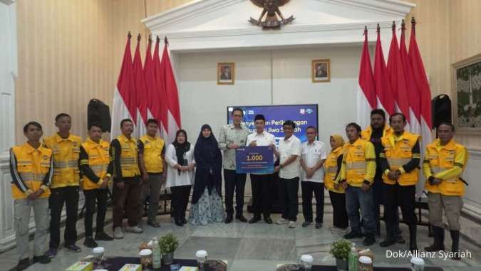 Allianz Syariah Berikan Asuransi Gratis kepada 1.005 Pegawai Kebersihan di Kota Bogor