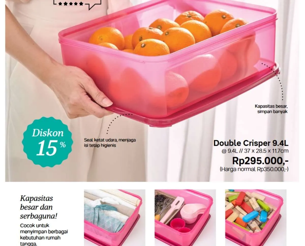 Katalog Promo Tupperware Maret 2023, Inilah Perabotan dengan Harga Diskon