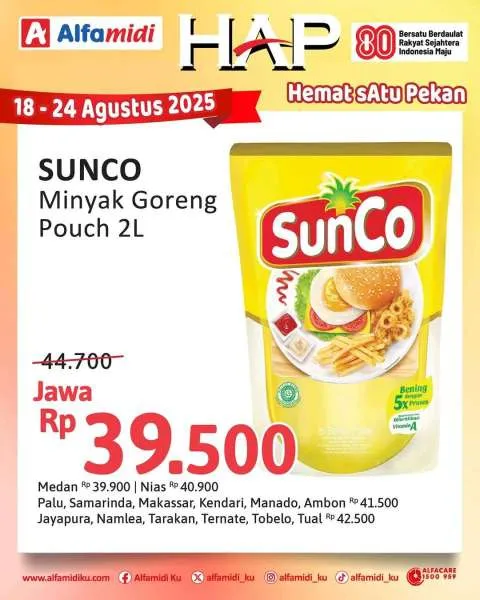Promo Alfamidi Hemat Satu Pekan Periode 18-24 Agustus 2025