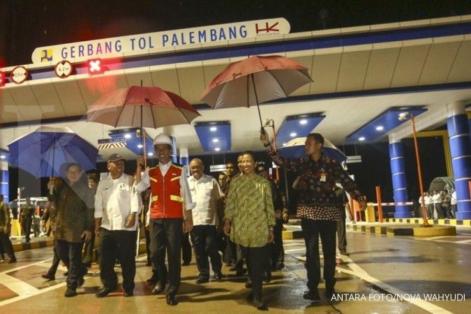 Jokowi resmikan jalan tol pertama di Sumsel