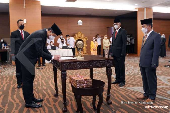 Tingkatkan Kinerja Kemendag, Mendag Lantik Pejabat Pimpinan Tinggi Madya dan Pejabat Pimpinan Tinggi Pratama