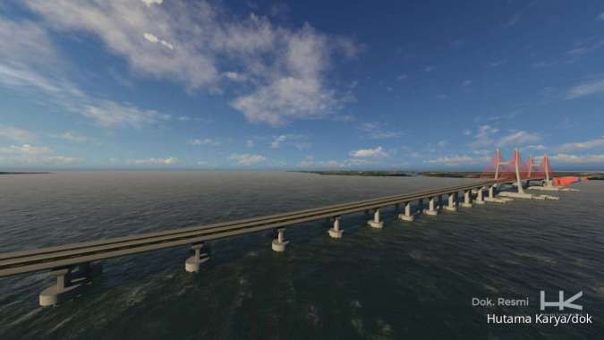 Hutama Karya Garap Proyek Pembangunan Jembatan Pulau Kalimantan–Pulau Laut