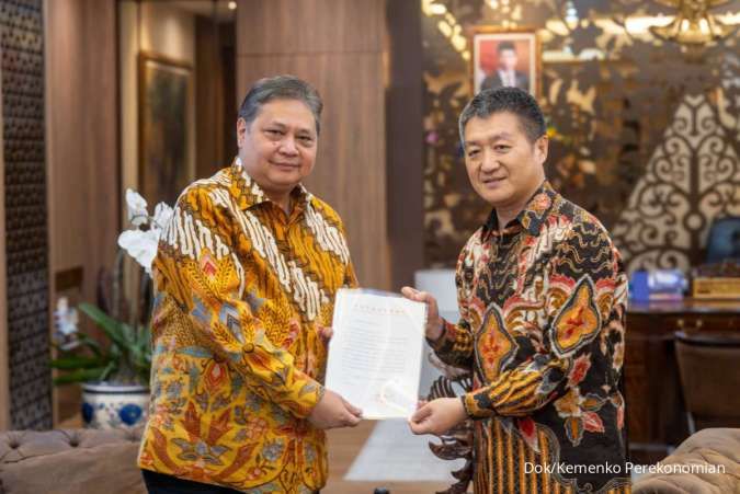 Bertemu Dubes China, Airlangga Bahas Kerja Sama Bidang Pengolahan Nikel