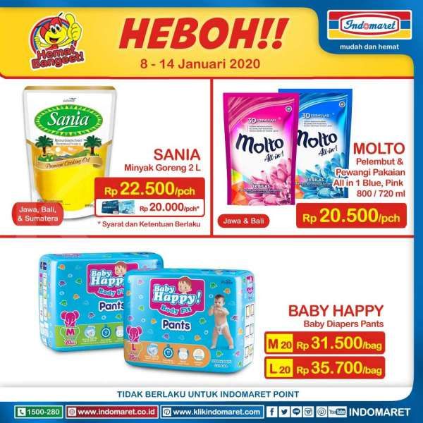 Promo Indomaret Harga Heboh 8-14 Januari 2020