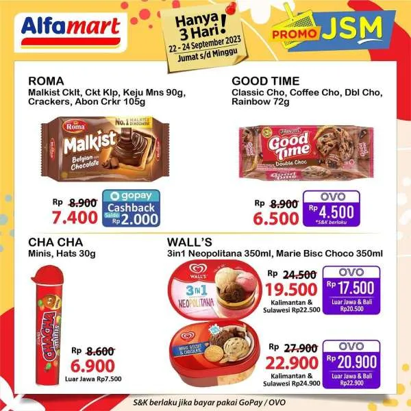 Katalog Promo JSM Alfamart Terbaru 22-24 September 2023