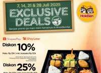 Promo HokBen dan ShopeePay 28 Juli 2025, Diskon Sampai 50% Berakhir Hari Ini