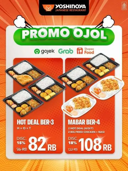 Promo Ojol Yoshinoya September Hot Deal Hemat