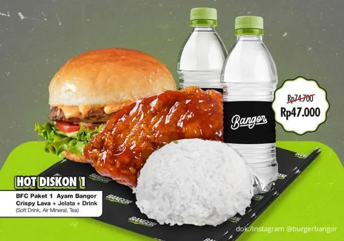 Promo Burger Bangor Hot Diskon Deal Oktober, 3 Pilihan Paket Mulai Rp 45.000