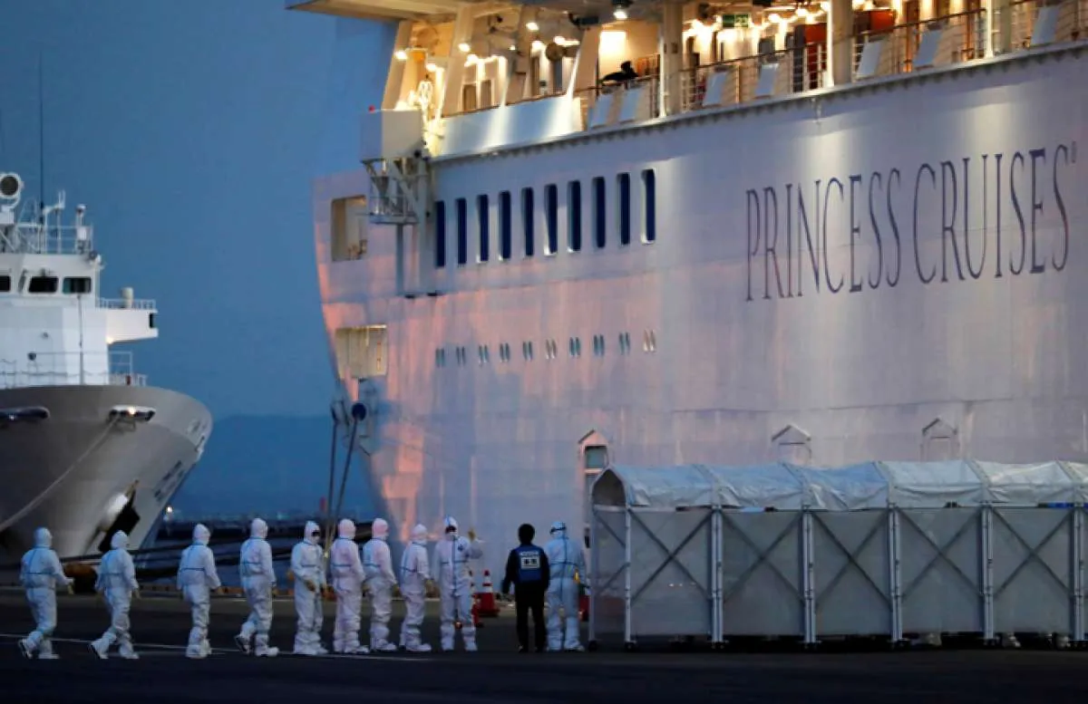 Ada 64 kasus virus corona di kapal pesiar Diamond Princess, 78 WNI dikarantina