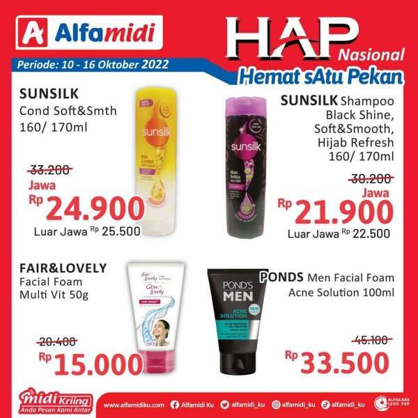Katalog Promo Alfamidi Hemat Satu Pekan Periode 10-16 Oktober 2022