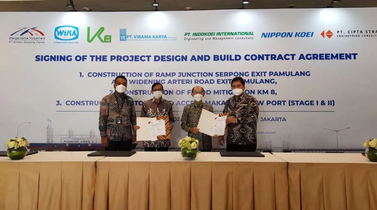 Nusantara Infrastructure (META) Meneken Kontrak Kerjasama Konstruksi 3 Proyek