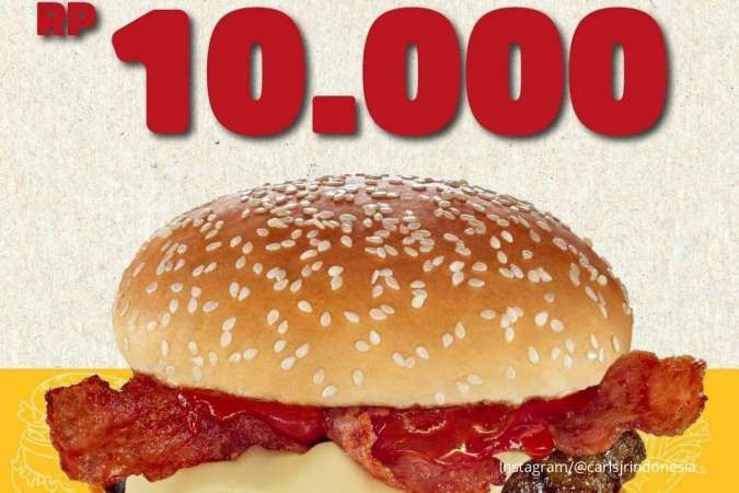 Promo Carls Jr 15-17 Juli 2022, Beli Western Beefbac Rp 10.000 di Pembelian Kedua