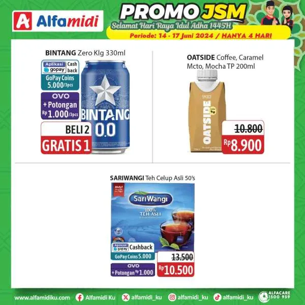 Promo JSM Alfamidi Hanya 4 Hari Spesial Idul Adha Periode 14-17 Juni 2024